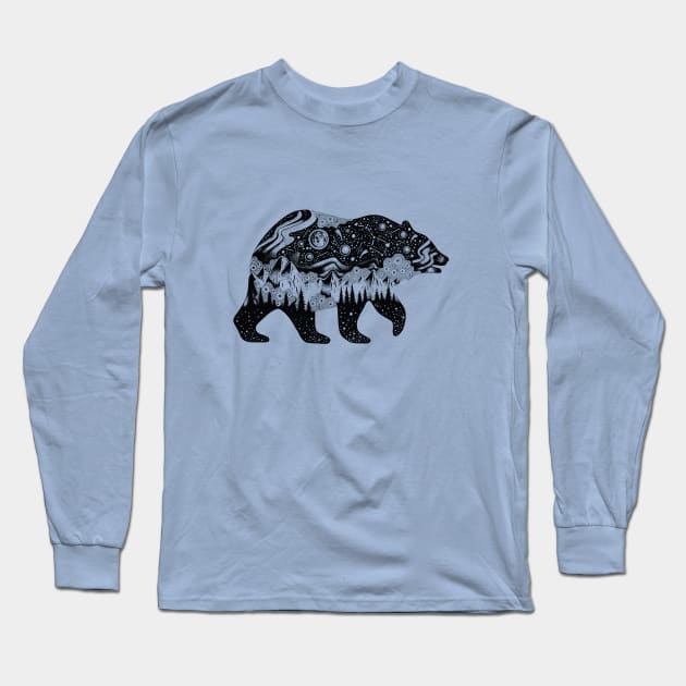 Universe Bear Long Sleeve T-Shirt by letnothingstopyou